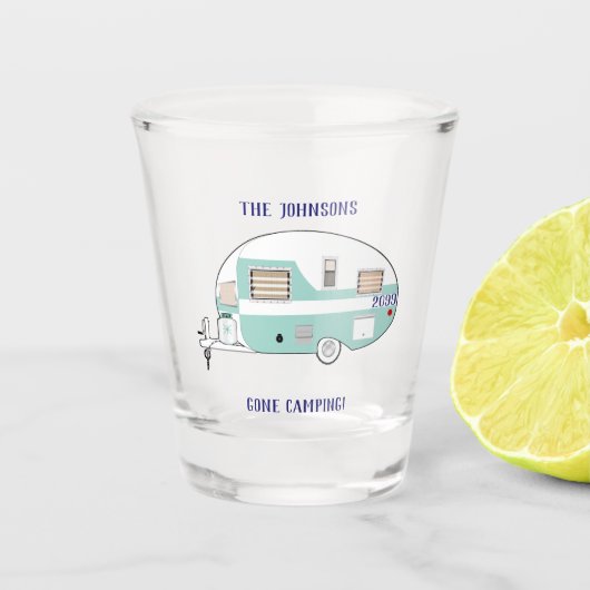 Verre A Shot Camping RV Trailer Camper (Devant)