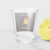 Verre A Shot Camping - Whisperer de feu de camp (Dos)