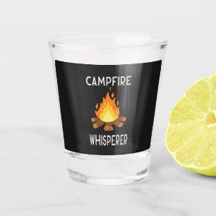 Verre A Shot Camping - Whisperer de feu de camp