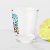 Verre A Shot Canard de Noël coloré mignon (Droite)