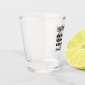 Verre A Shot Canard drôle chassant la citation sans visibilité (Gauche)