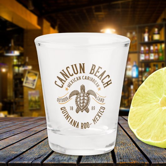 Verre A Shot Cancun Beach Mexico | Paradise Mexican Caribbean