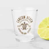 Verre A Shot Cancun Beach Mexico | Paradise Mexican Caribbean (Devant)