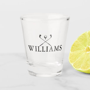 Verre A Shot Canne de golf personnalisée classique avec nom