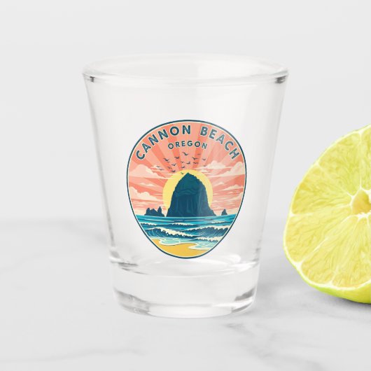 Verre A Shot Cannon Beach Oregon (Devant)