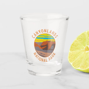 Verre A Shot Canyonlands National Park Moab Travel Art Vintage