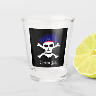 Verre A Shot Capitaine Jack & Pirates Drapeau, Crâne / Boissons