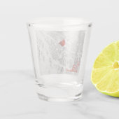 Verre A Shot Cardinal en hiver (Dos)