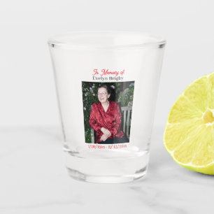 Verre A Shot Cardinal Poème Mémorial Cadeau
