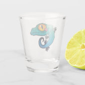 Verre A Shot Caricature couleur mignonne Gecko (Dos)