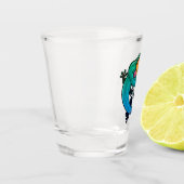 Verre A Shot Caricature couleur mignonne Gecko (Gauche)