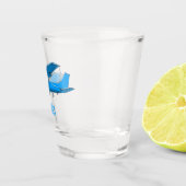 Verre A Shot Caricature d'avion à voilure fixe (Droite)