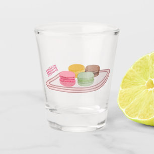 Verre A Shot Caricature de Macaron