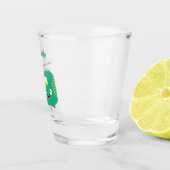 Verre A Shot Caricature de radio rétro amusante (Droite)