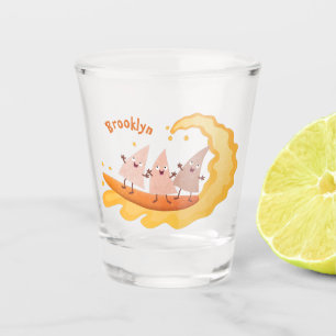 Verre A Shot Caricature de surf pour chips de maïs mignonette n