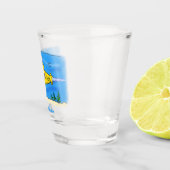 Verre A Shot Caricature sous-marine joyeuse (Droite)