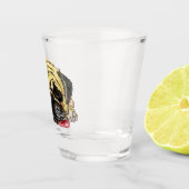 Verre A Shot Carlin Chien Shot Glass drôle (Droite)