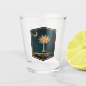 Verre A Shot Caroline du Sud (Devant)