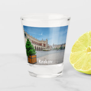 Verre A Shot Carré principal dans la vieille ville de Cracovie,