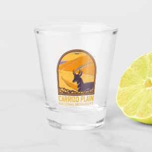 Verre A Shot Carrizo Plain National Monument Californie Vintage