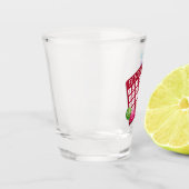 Verre A Shot Carte BINGO avec boules BINGO (Gauche)