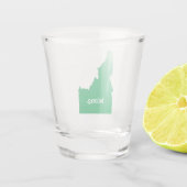Verre A Shot Carte d'État de l'Idaho Belong (Dos)