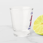 Verre A Shot Carte du drapeau du Royaume-Uni (Gauche)