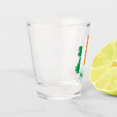 Verre A Shot Carte du drapeau irlandais (Gauche)