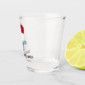 Verre A Shot Carte du drapeau Pays-Bas (Droite)