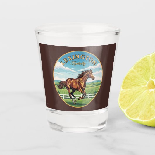 Verre A Shot Carte postale Lexington Kentucky (Devant)