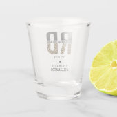 Verre A Shot Carte RD enregistré diététiste Cheetah Imprimer (Dos)