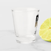 Verre A Shot Carte RD enregistré diététiste Cheetah Imprimer (Gauche)