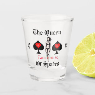 Verre A Shot Carte Tarot Queen of Spades Thunder_Cove