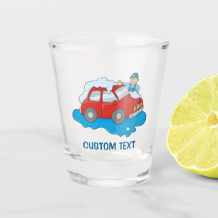 Verre A Shot Carwashington Man