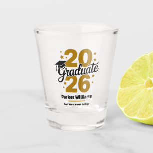 Verre A Shot Casquette de diplômé de la promotion 2026 Diplôm