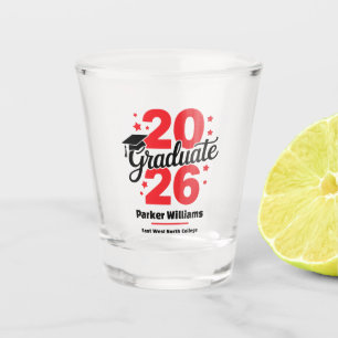 Verre A Shot Casquette de diplômé de la promotion 2026 Diplôm
