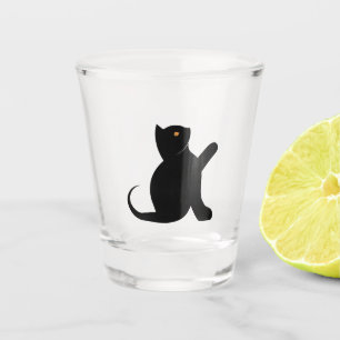 Verre A Shot Cat dit bonjour