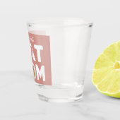 Verre A Shot CAT MOM, Votre Photo, Rose (Droite)