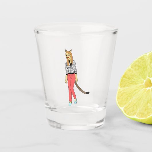 Verre A Shot catgirl (Devant)