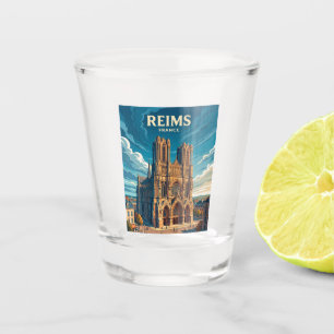 Verre A Shot Cathédrale de Reims France