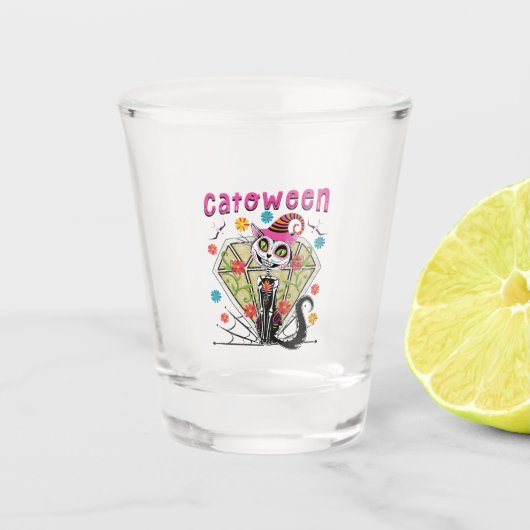 Verre A Shot Catoween Halloween (Devant)