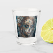 Verre A Shot Catrina Azul (Devant)