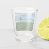 Verre A Shot Cattlewash Beach, Barbade (Dos)