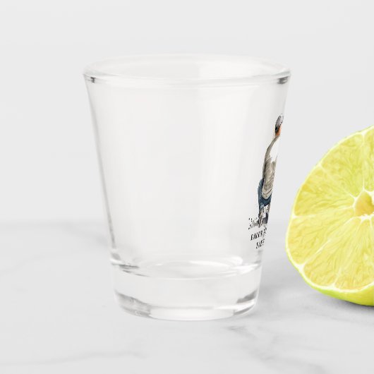 Verre A Shot Caution père et fille noire (10) (Gauche)