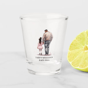 Verre A Shot Caution père et fille noire (7)