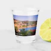 Verre A Shot Cavtat, Croatie Vue de la ville depuis le mausolée (Devant)