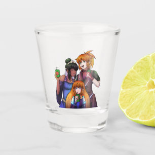 Verre A Shot Célébration du nouvel an spatial