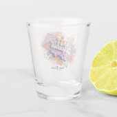 Verre A Shot Célibataire Groovy 70s dernière bringue disco ID92 (Dos)