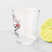 Verre A Shot Célibataire - Style Vegas - Rouge (Droite)