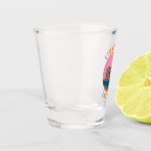 Verre A Shot Cercle en panne stonehenge rétro (Gauche)